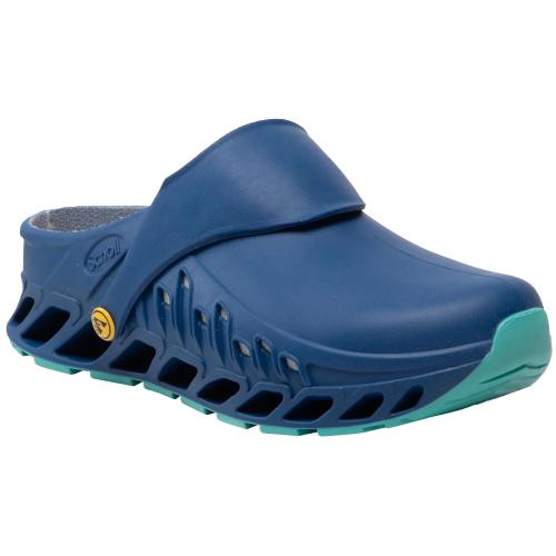 Scholl Shoes Evoflex F293781040 Ανδρικά Καλοκαιρινά Ανατομικά Παπούτσια, Χαρίζουν Σωστή Στάση & Φυσικό Χωρίς Πόνο Βάδισμα Navy Blue 1 Ζευγάρι - 37